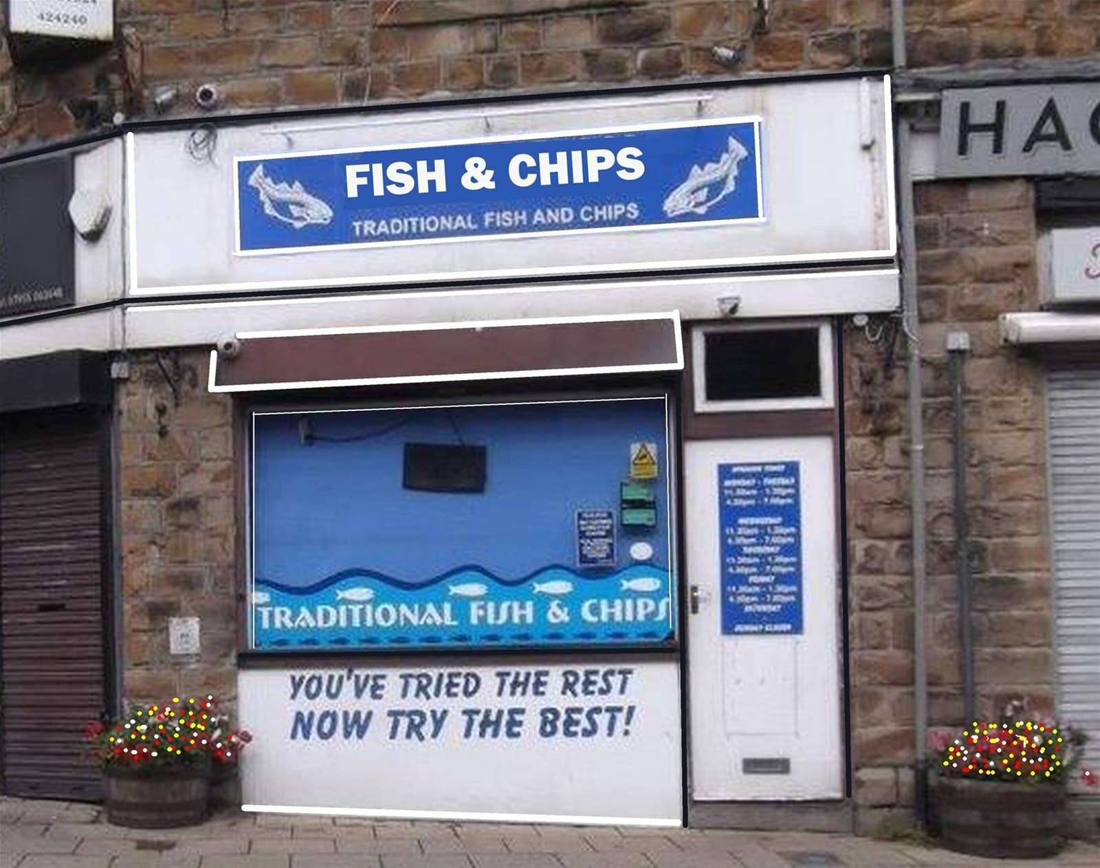 Under-trading fish & chip shop, Birstall, West Yorkshire — Fish & chip shop for sale in Birstall, Yorkshire